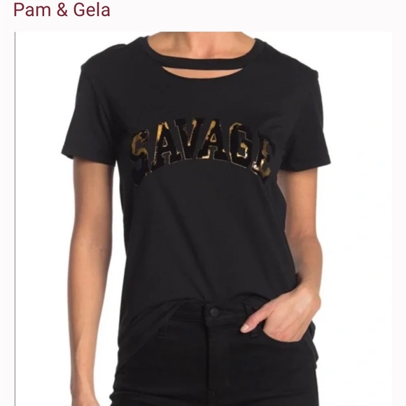 New W/O tags PAM AND GELA t shirt - Picture 1 of 1